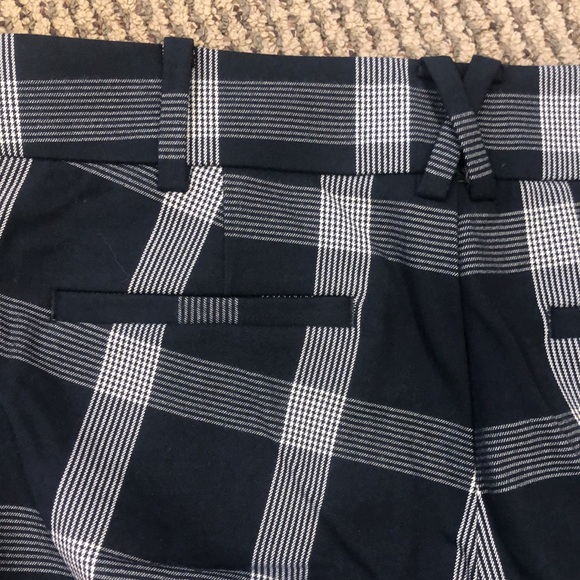 Anthropologie Essential Slim Check Pants - Picture 3 of 3